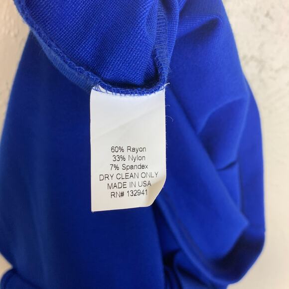 Amanda Uprichard Loves Cusp Peplum Dress Sz S Blue - Picture 8 of 8